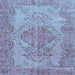 Square Persian Light Blue Traditional Rug, tr4147lblu