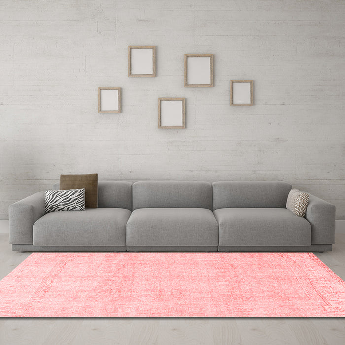 Traditional Red Washable Rugs
