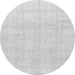 Square Persian Gray Traditional Rug, tr4148gry