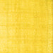 Square Persian Yellow Traditional Rug, tr4148yw