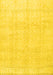 Machine Washable Persian Yellow Traditional Rug, wshtr4148yw