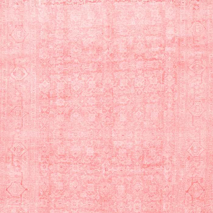 Machine Washable Persian Red Traditional Rug, wshtr4148red