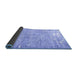 Sideview of Persian Blue Traditional Rug, tr4149blu