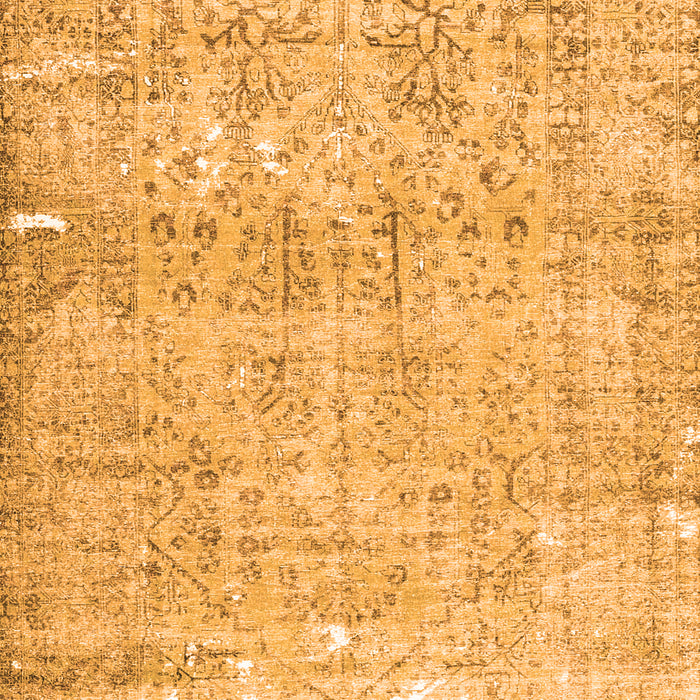 Serging Thickness of Machine Washable Persian Orange Traditional Area Rugs, wshtr4149org