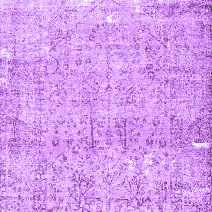 Machine Washable Persian Purple Traditional Area Rugs, wshtr4149pur
