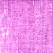 Square Machine Washable Persian Pink Traditional Rug, wshtr4149pnk