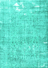 Persian Turquoise Traditional Rug, tr4149turq