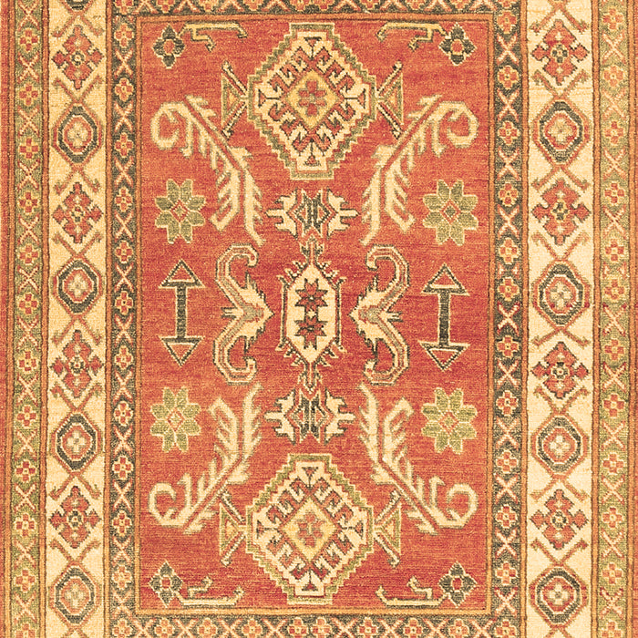 Geometric Brown Traditional Rug, tr414brn