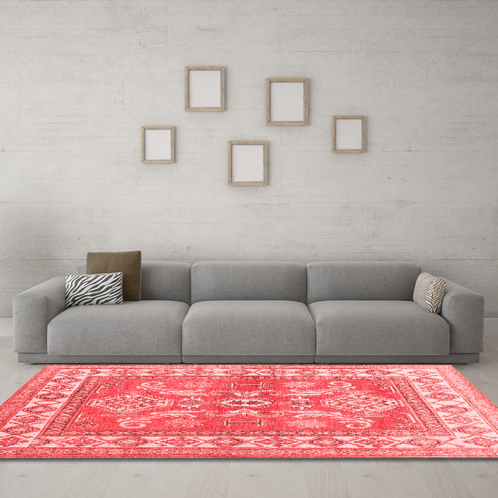 Traditional Red Washable Rugs