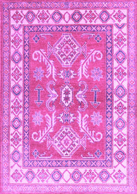 Geometric Purple Traditional Rug, tr414pur