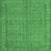 Square Persian Emerald Green Bohemian Rug, tr4150emgrn