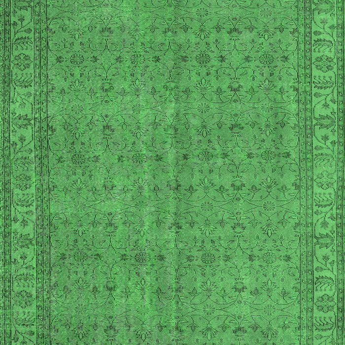 Machine Washable Persian Emerald Green Bohemian Area Rugs, wshtr4150emgrn
