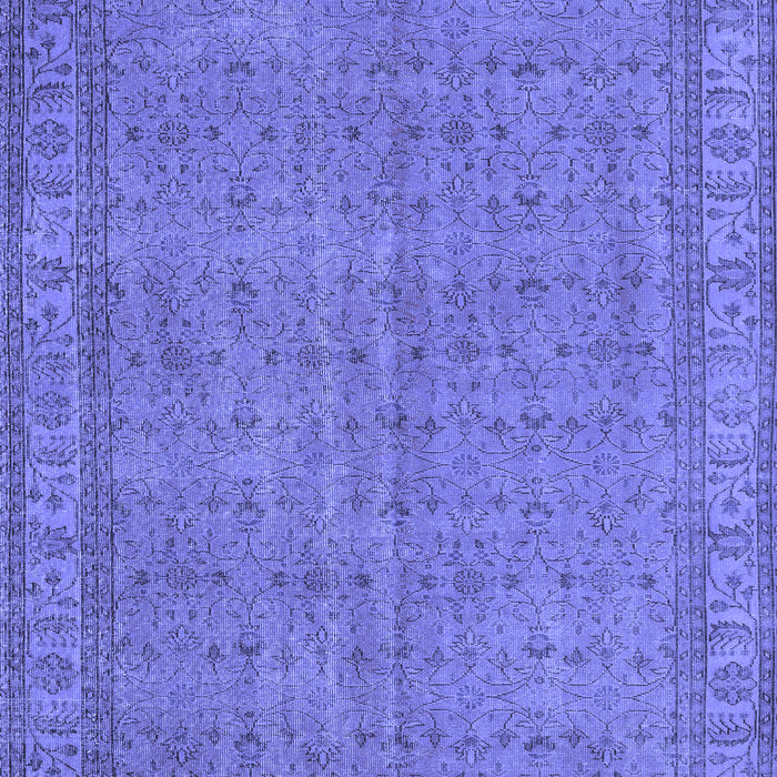 Machine Washable Persian Blue Bohemian Rug, wshtr4150blu