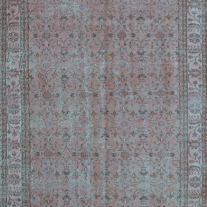 Machine Washable Persian Turquoise Bohemian Area Rugs, wshtr4150turq
