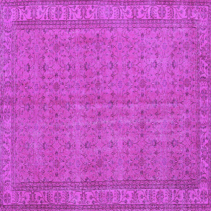 Square Machine Washable Persian Purple Bohemian Area Rugs, wshtr4150pur