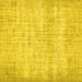 Square Persian Yellow Traditional Rug, tr4151yw