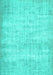 Machine Washable Persian Turquoise Traditional Area Rugs, wshtr4151turq