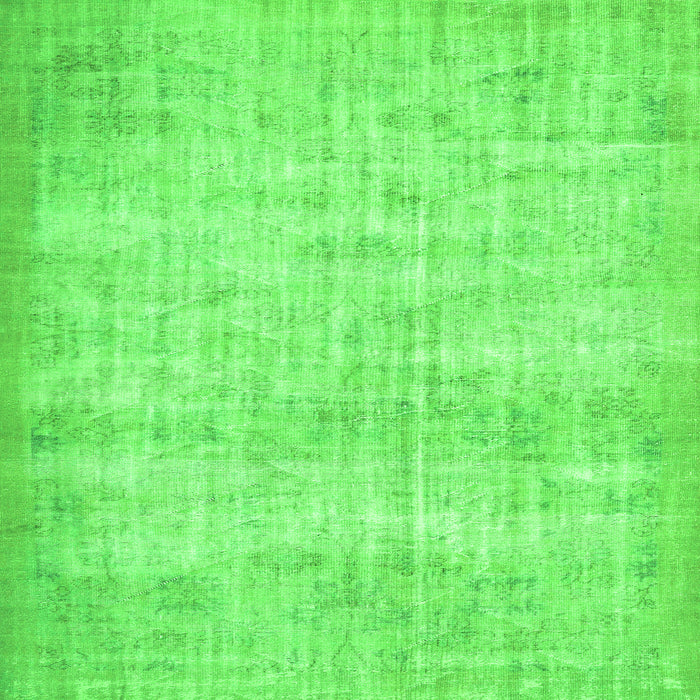 Serging Thickness of Persian Green Traditional Rug, tr4151grn