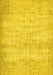 Machine Washable Persian Yellow Traditional Rug, wshtr4151yw