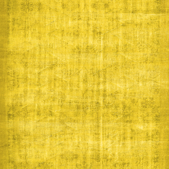 Machine Washable Persian Yellow Traditional Rug, wshtr4151yw