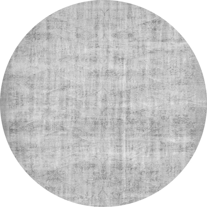 Square Persian Gray Traditional Rug, tr4151gry