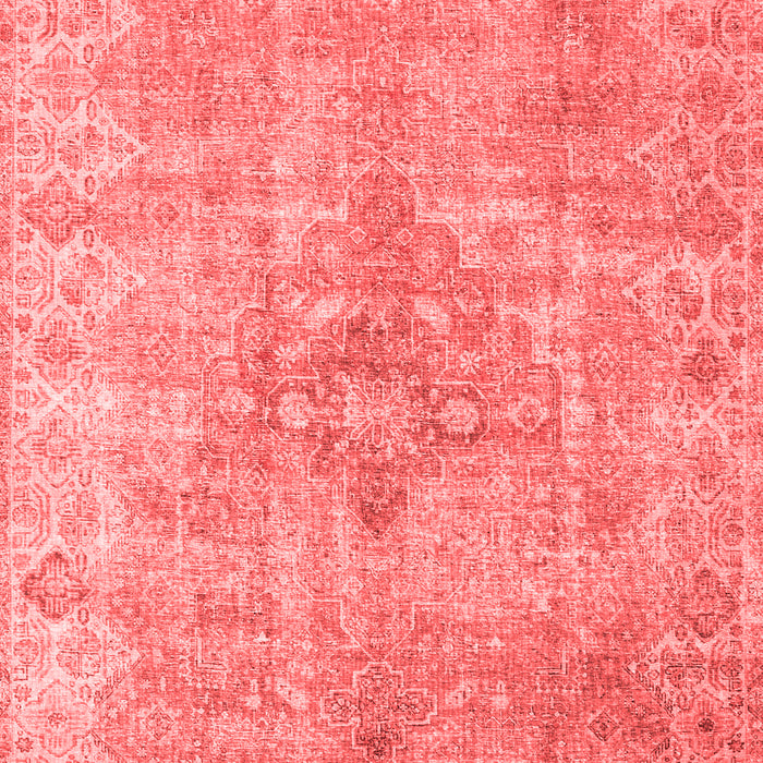 Machine Washable Persian Red Traditional Rug, wshtr4152red