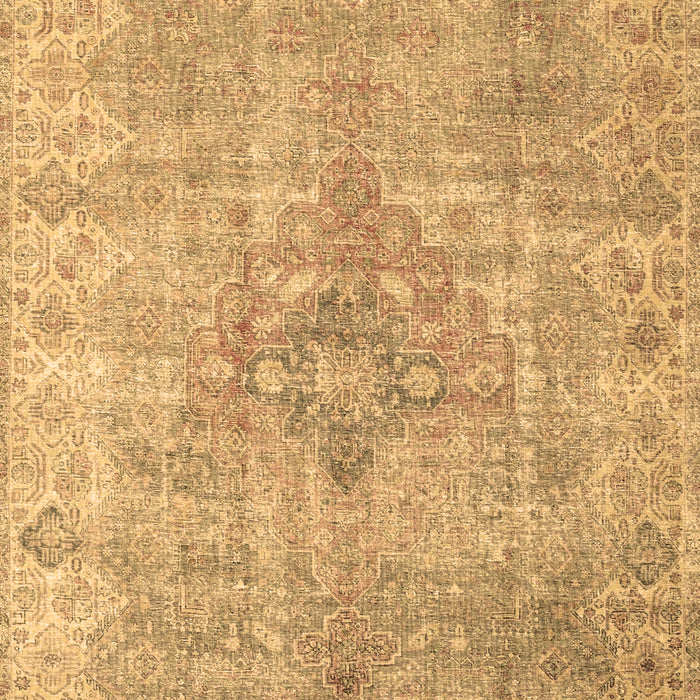 Machine Washable Persian Brown Traditional Rug, wshtr4152brn
