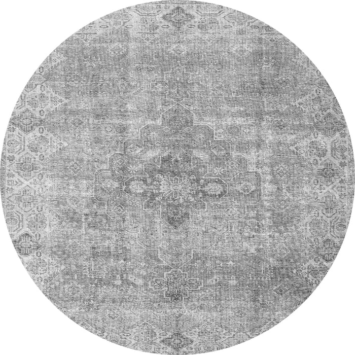 Square Persian Gray Traditional Rug, tr4152gry