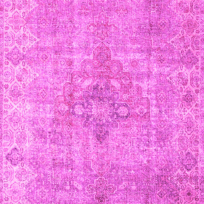 Machine Washable Persian Pink Traditional Rug, wshtr4152pnk