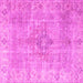 Square Persian Pink Traditional Rug, tr4152pnk