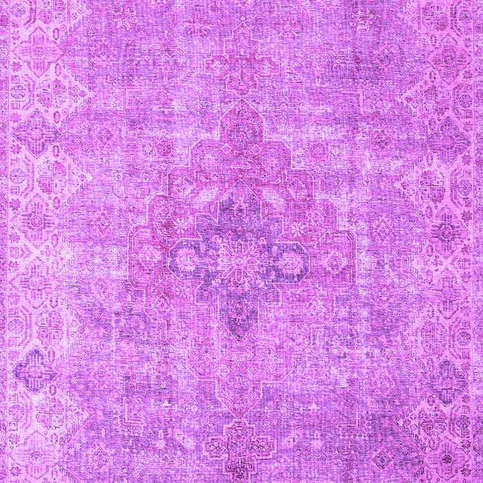 Machine Washable Persian Purple Traditional Area Rugs, wshtr4152pur
