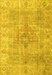 Persian Yellow Traditional Rug, tr4152yw