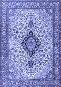 Medallion Blue Traditional Rug, tr4153blu