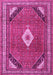 Medallion Pink Traditional Rug, tr4154pnk