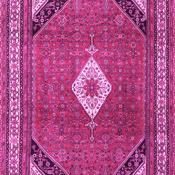 Medallion Pink Traditional Rug, tr4154pnk