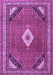 Medallion Purple Traditional Rug, tr4154pur