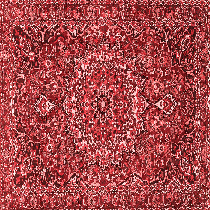 Machine Washable Persian Red Traditional Rug, wshtr4155red