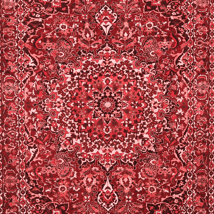 Machine Washable Persian Red Traditional Rug, wshtr4155red