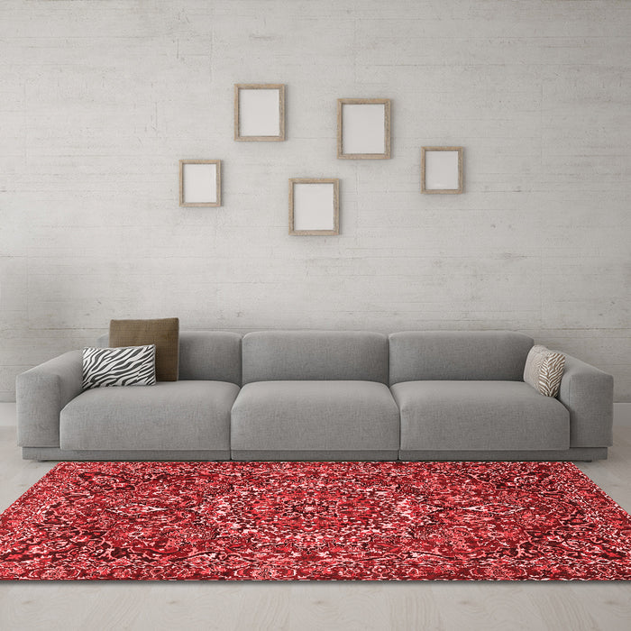 Traditional Red Washable Rugs