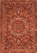 Persian Orange Traditional Rug, tr4155org