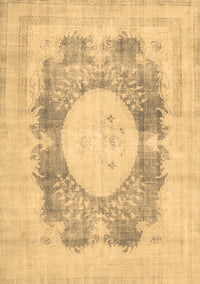 Medallion Brown Traditional Rug, tr4156brn