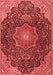 Medallion Red Traditional Area Rugs