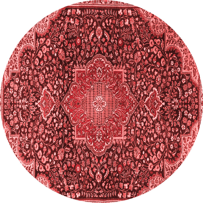 Medallion Red Traditional Rug, tr4157red