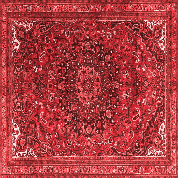 Medallion Red Traditional Rug, tr4158red