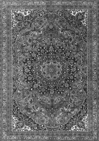 Medallion Gray Traditional Rug, tr4158gry