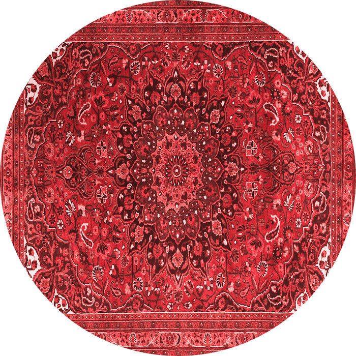 Medallion Red Traditional Rug, tr4158red