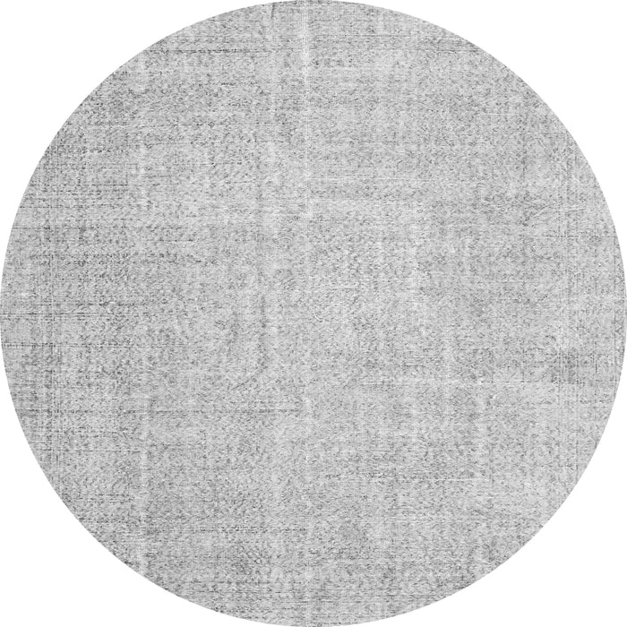 Square Persian Gray Traditional Rug, tr4159gry