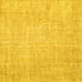 Square Machine Washable Persian Yellow Traditional Rug, wshtr4159yw