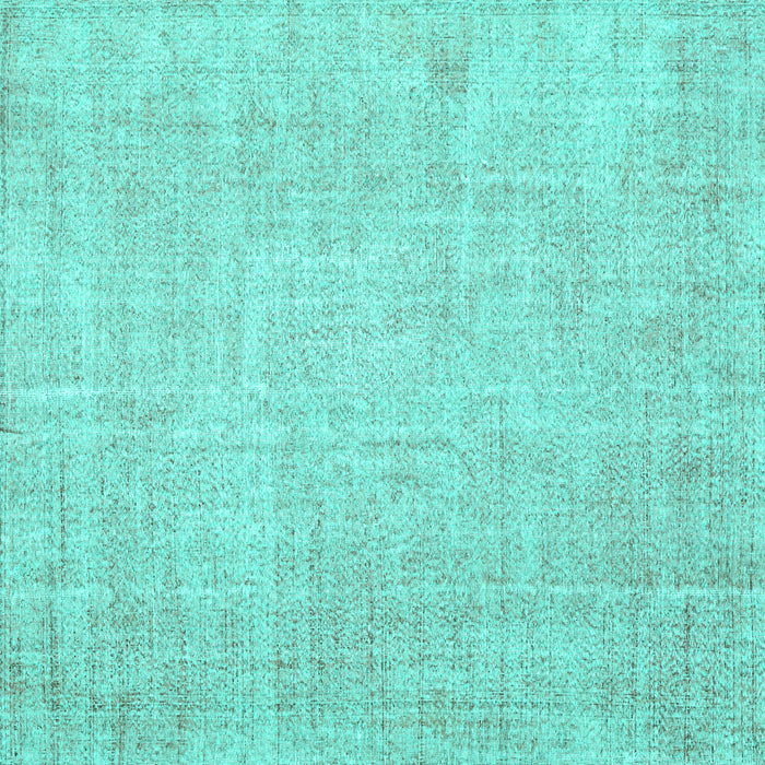 Square Persian Turquoise Traditional Rug, tr4159turq