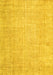 Machine Washable Persian Yellow Traditional Rug, wshtr4159yw